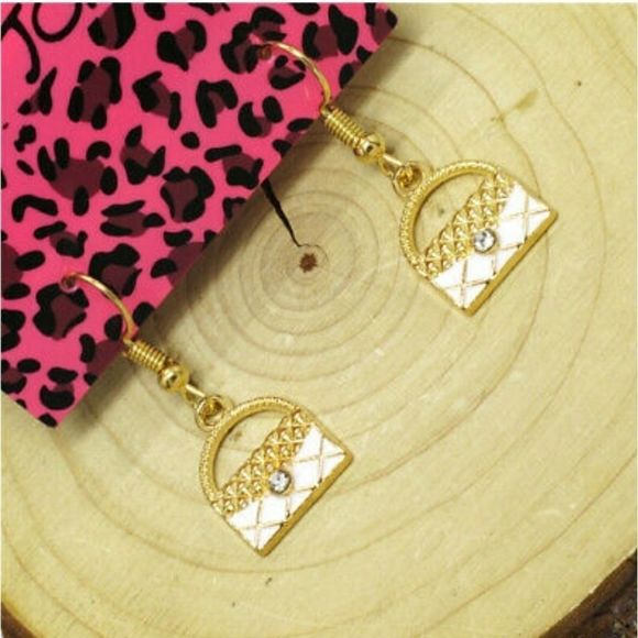 Betsey Johnson Purse Earrings - Picture 2 of 3